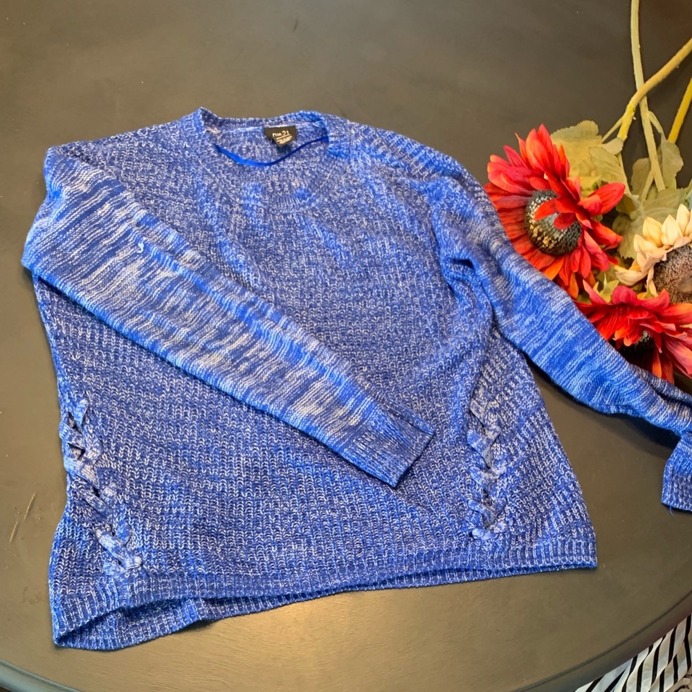 Blue Knit Sweater
